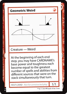 Geometric Weird (playtest)