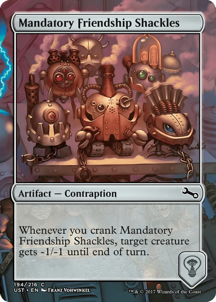 Mandatory Friendship Shackles