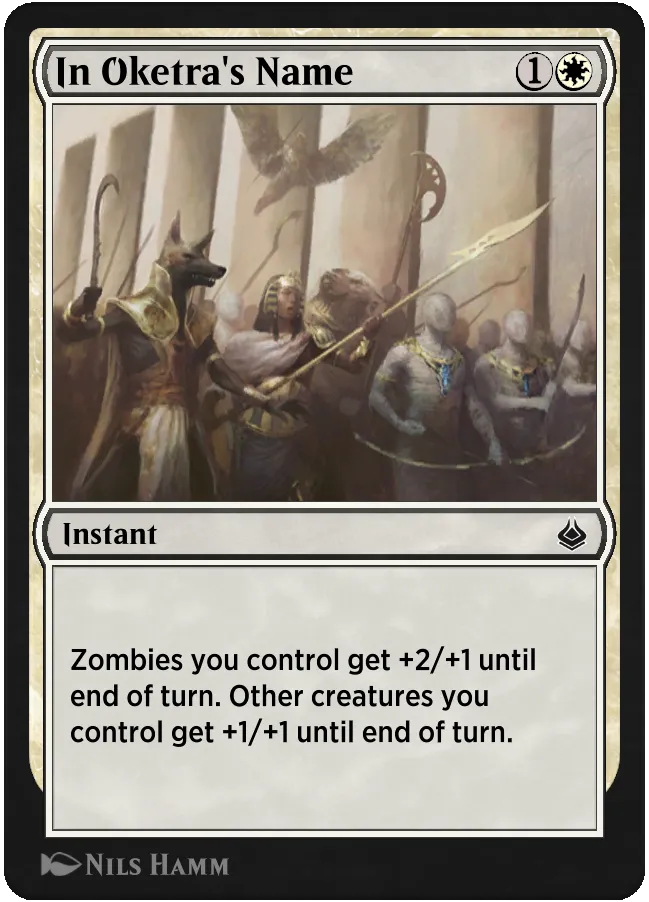 In Oketra's Name