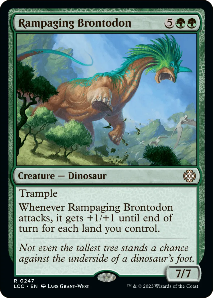 Rampaging Brontodon