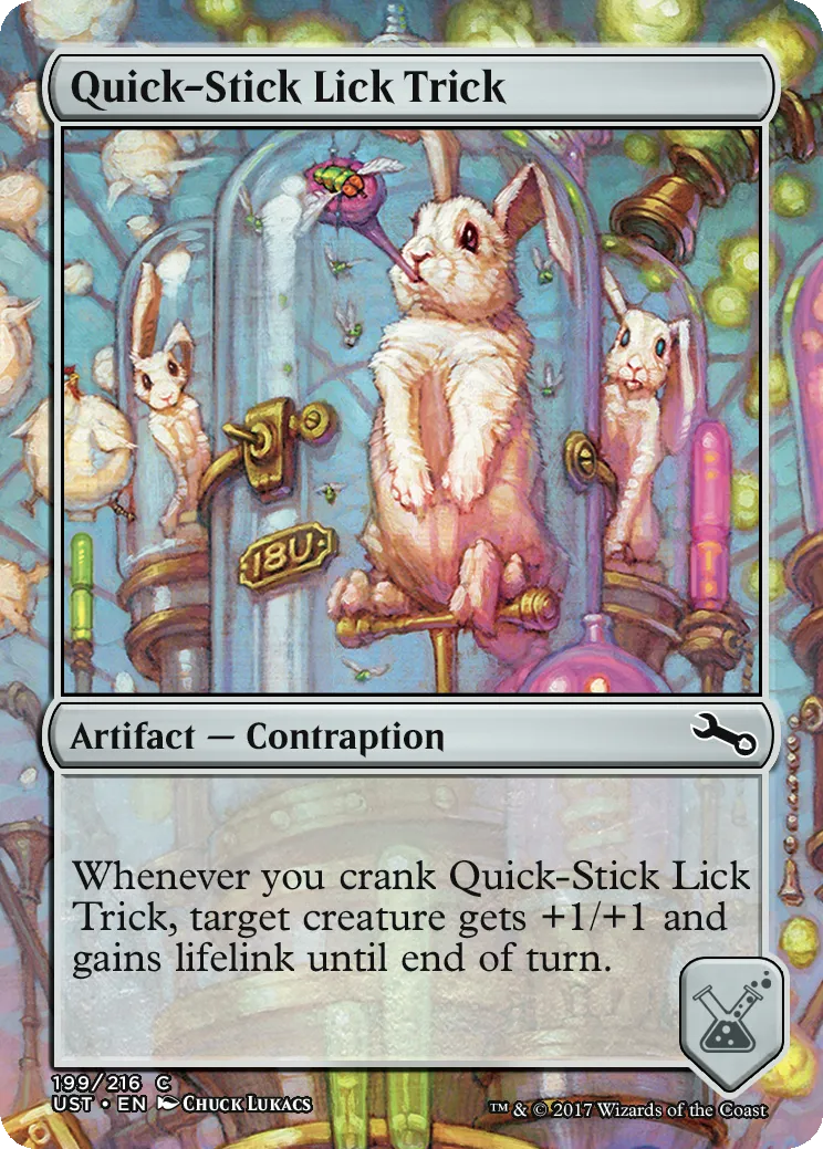 Quick-Stick Lick Trick
