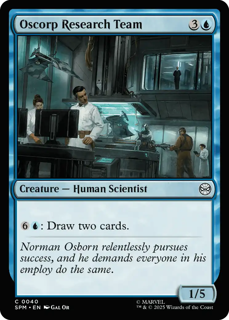 Oscorp Research Team
